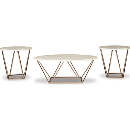 Ensemble de tables d'appoint Tarica (ensemble de 3)