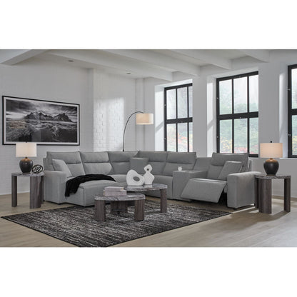 Canapé d'angle Modmax 6 pièces avec méridienne et fonction relax électrique