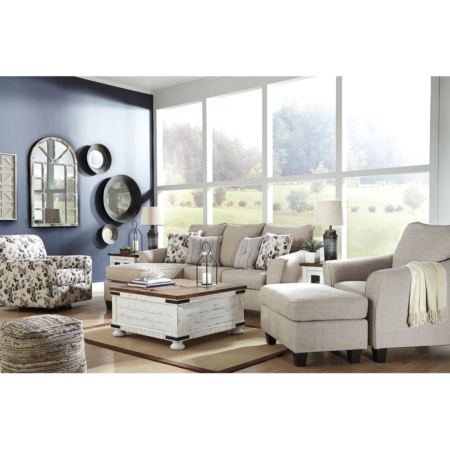 Fauteuil pivotant Abney