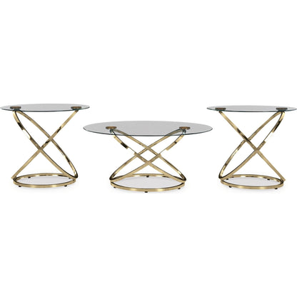 Ensemble de 3 tables d'appoint Crimonti