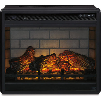 Accessoires de divertissement : Insert de cheminée avec bûches