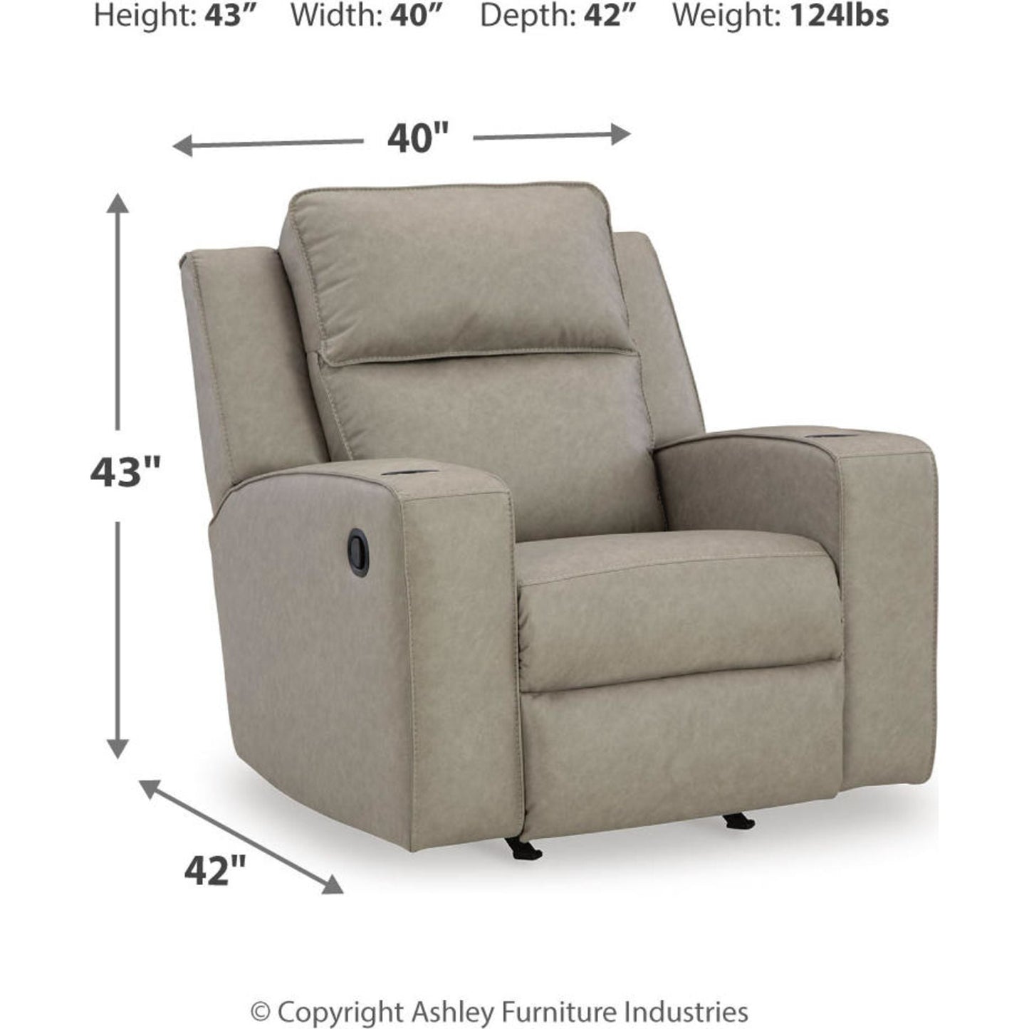 Fauteuil inclinable à bascule Lavenhorne