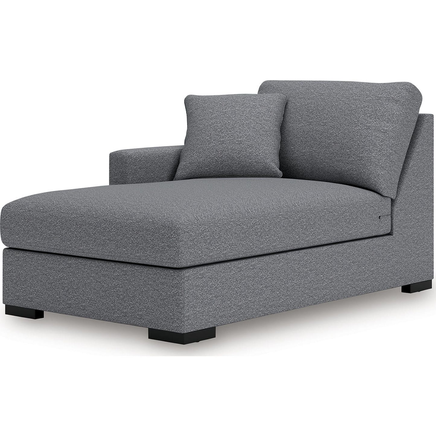 Canapé d'angle modulaire 8 pièces exclusif à Omaha avec double méridienne. Système audio et rangements.