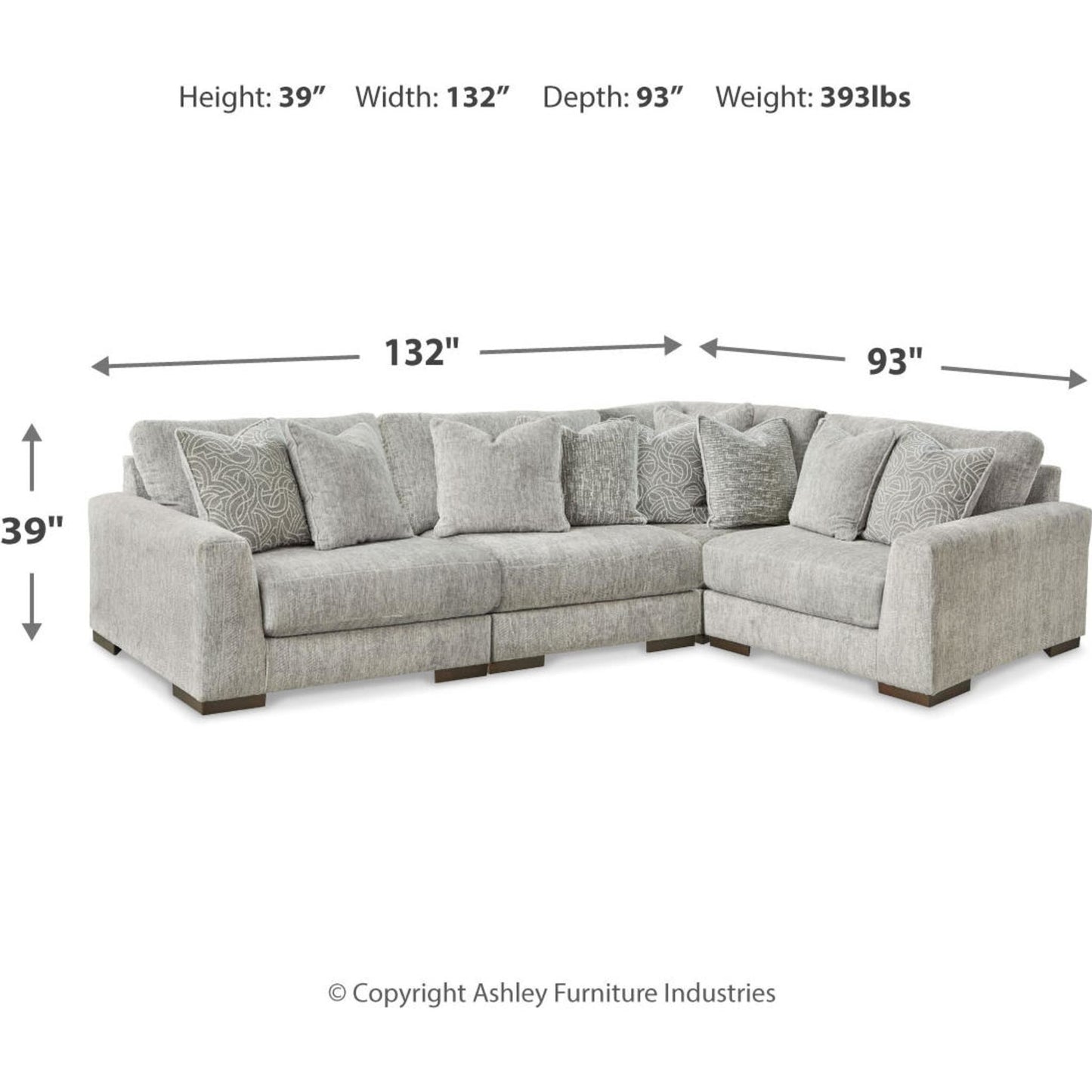 Canapé d'angle 4 pièces Regent Park