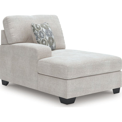 Canapé d'angle 3 pièces exclusif Rodington avec double méridienne