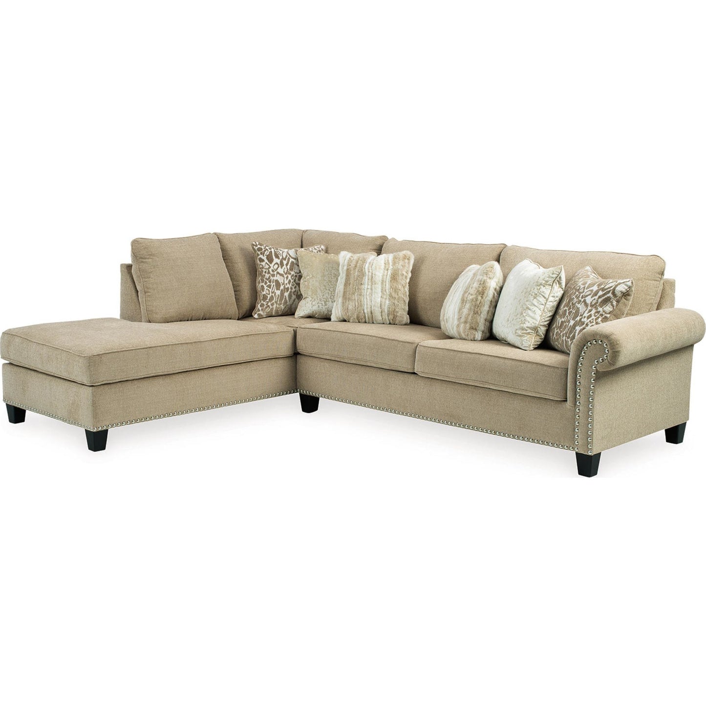 Canapé d'angle Dovemont 2 pièces avec méridienne