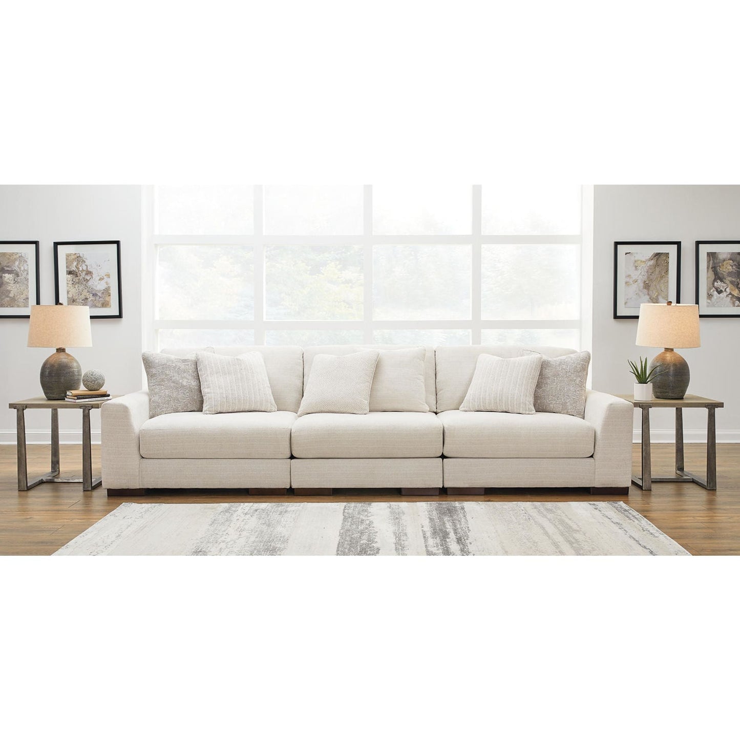 Lyndeboro - Canapé d'angle modulaire 3 pièces exclusif