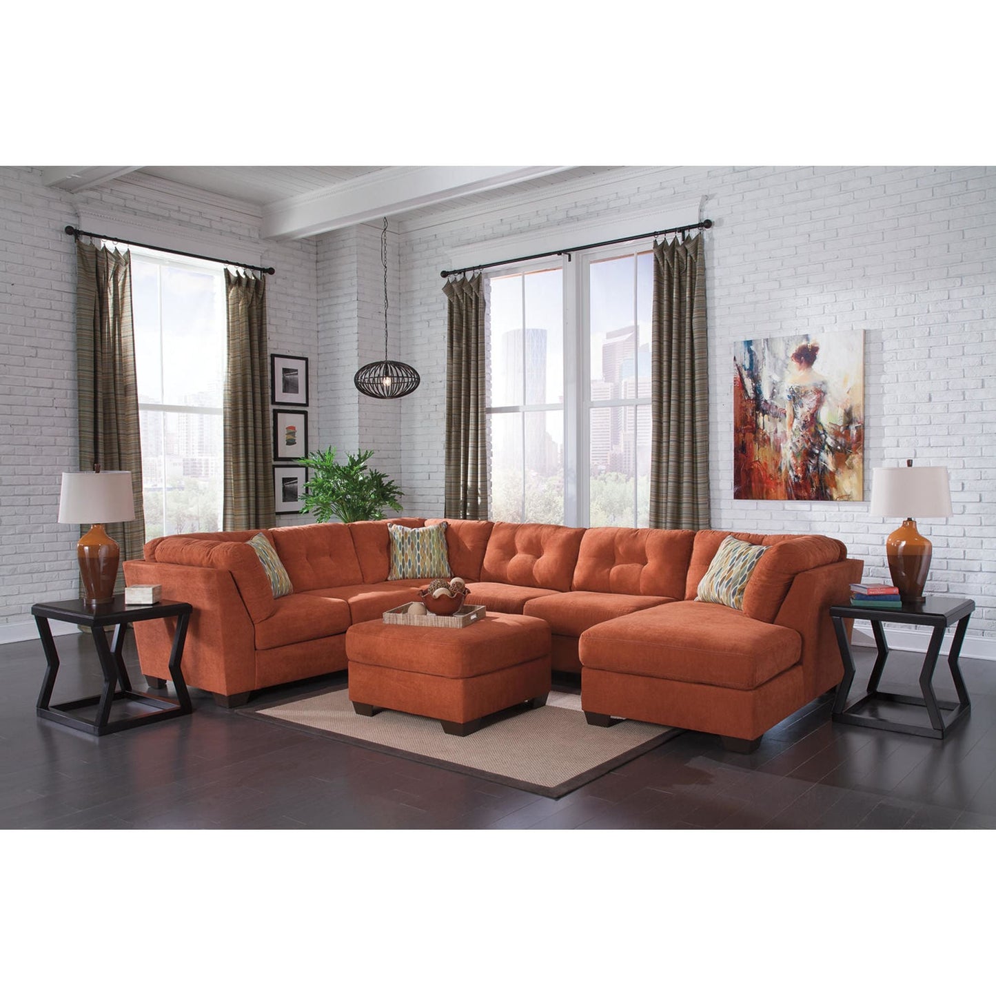 Table d'appoint rectangulaire Kelton