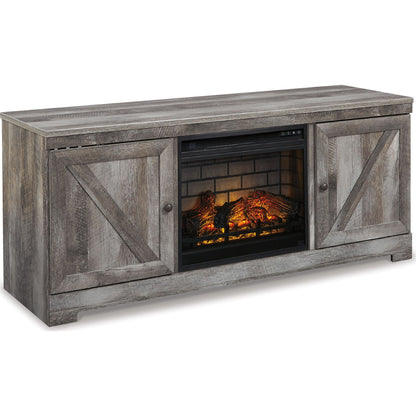 Meuble TV Wynnlow avec cheminée