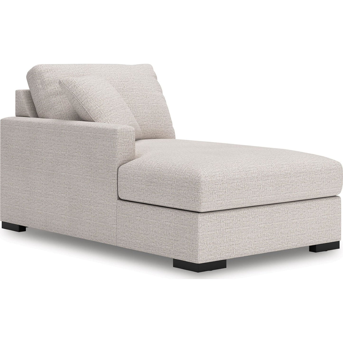 Canapé d'angle modulaire 4 pièces exclusif à Omaha, avec système audio et méridienne