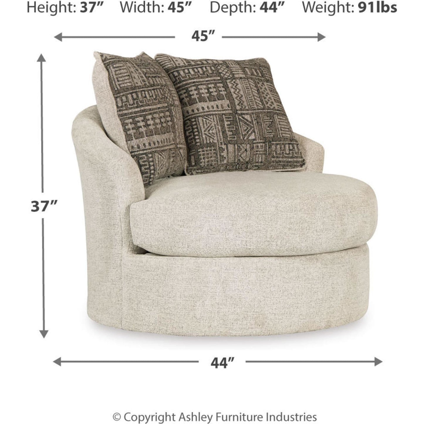 Fauteuil pivotant Soletren