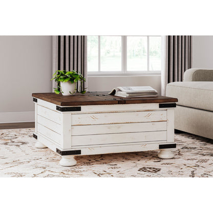 Table basse Wystfield avec rangement