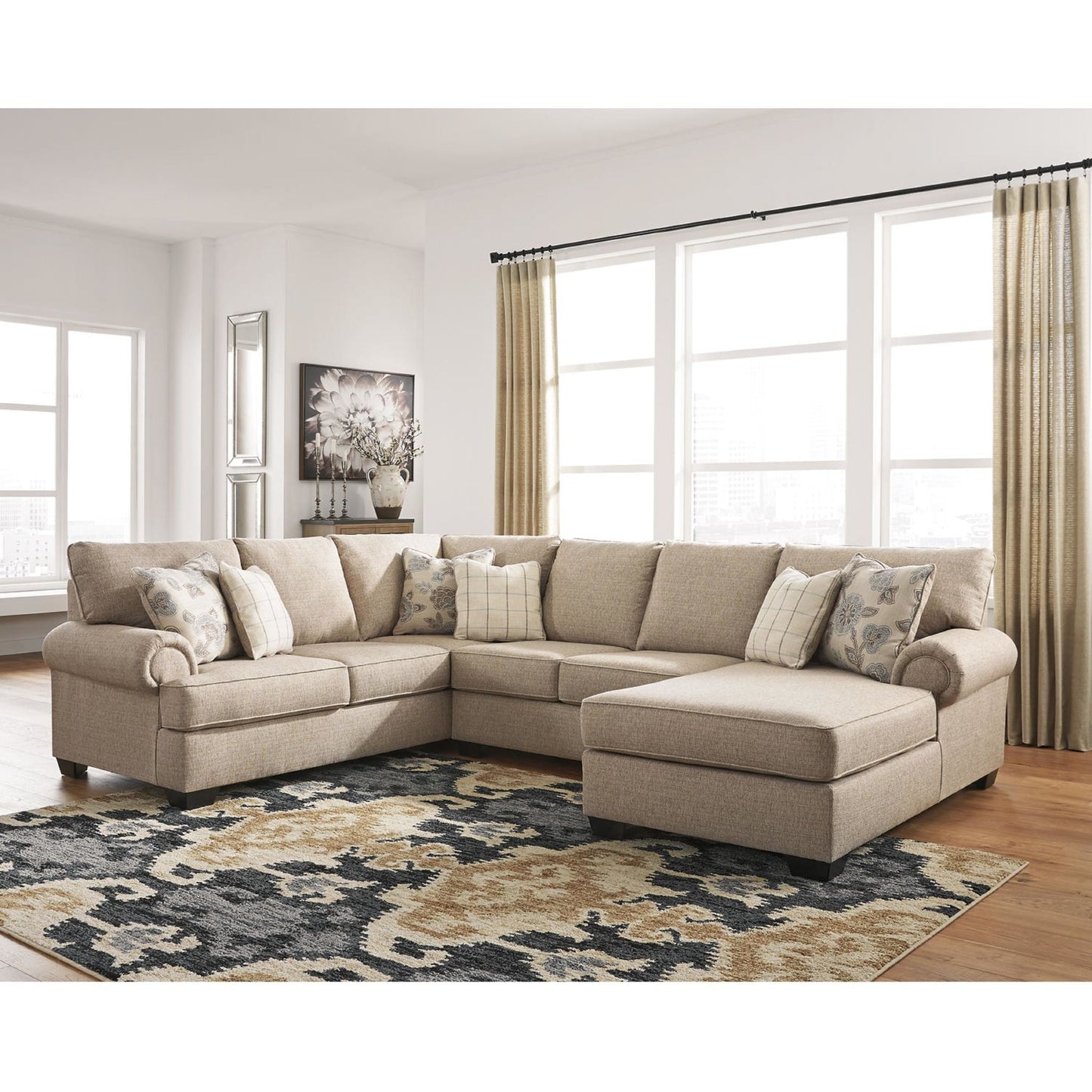 Canapé d'angle 3 pièces exclusif Baceno