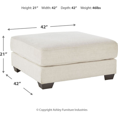 Pouf d'appoint surdimensionné exclusif Lerenza