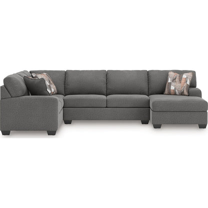 Canapé d'angle 3 pièces Newellen avec méridienne