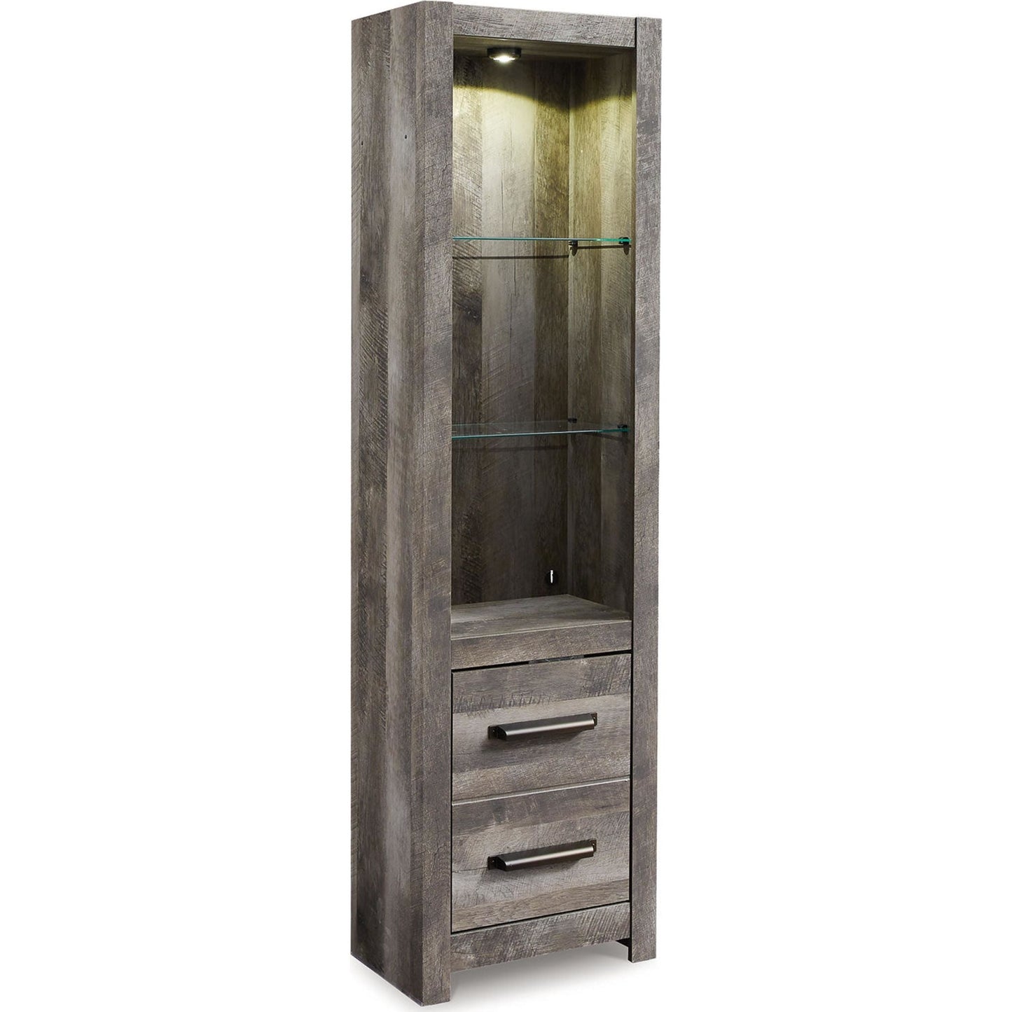 Meuble mural Wynnlow avec insert de cheminée