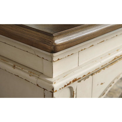 Meuble TV Realyn avec cheminée