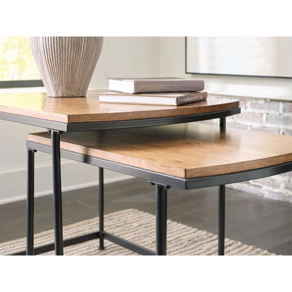 Tables d'appoint gigognes Drezmoore (lot de 2)