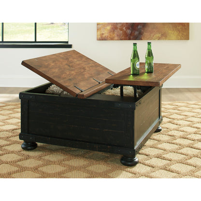 Table basse Valebeck avec plateau relevable