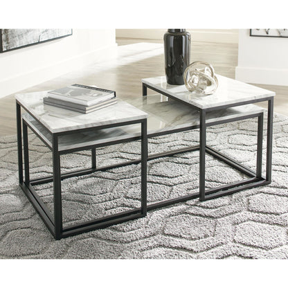Ensemble de tables d'appoint Donnesta (ensemble de 3)