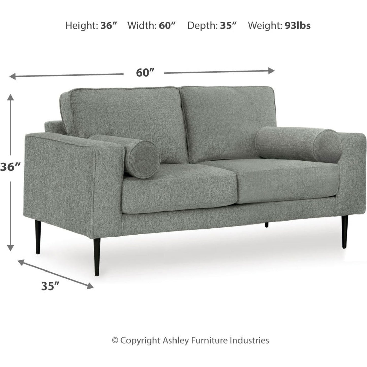 Canapé deux places Hazela