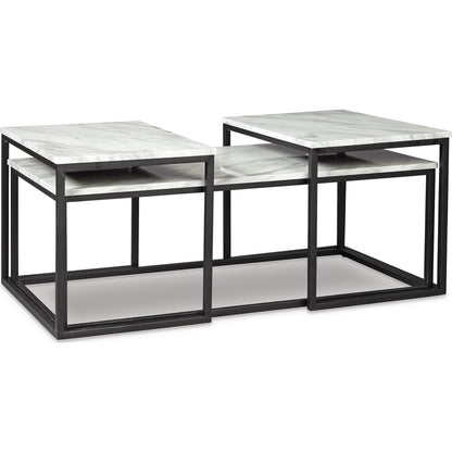 Ensemble de tables d'appoint Donnesta (ensemble de 3)