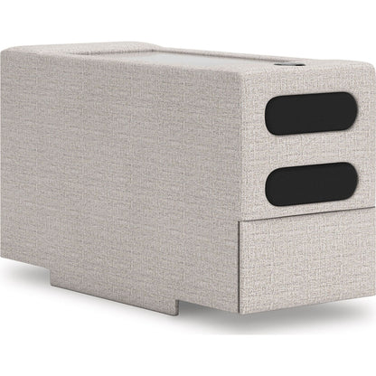 Canapé d'angle modulaire 3 pièces exclusif à Omaha avec système audio