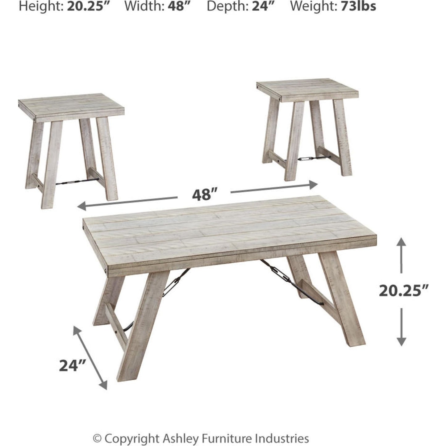 Tables Carynhurst 3 Pack