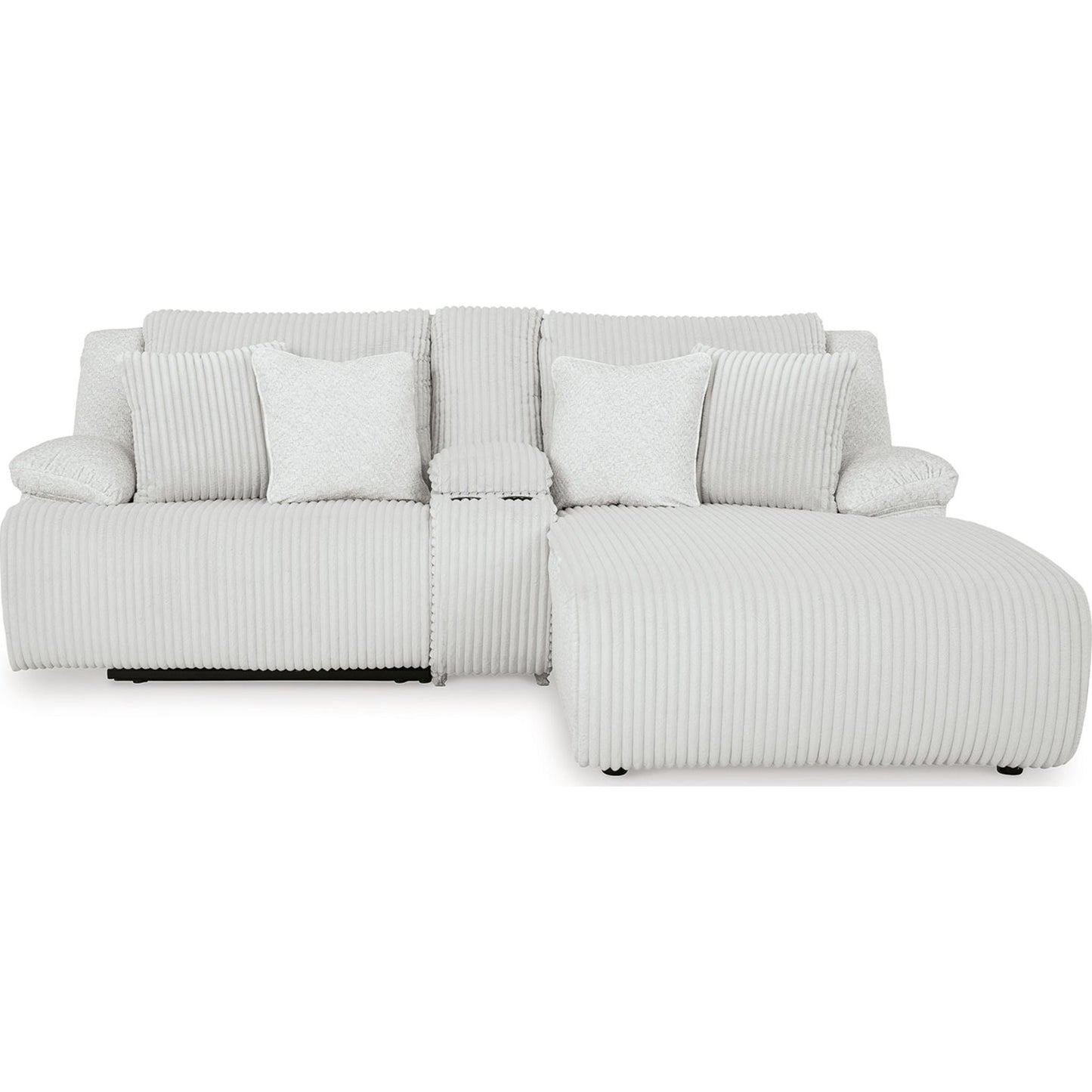 Canapé d'angle inclinable 3 pièces haut de gamme