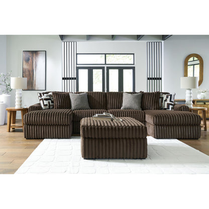 Canapé d'angle 3 pièces Midnight-Madness avec double méridienne