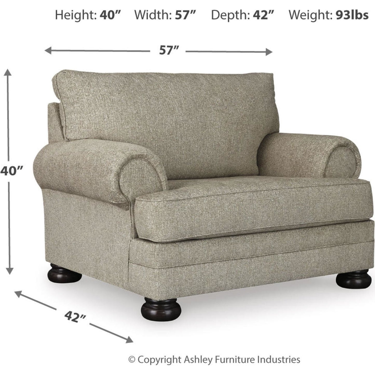 Chaise Kananwood et demie