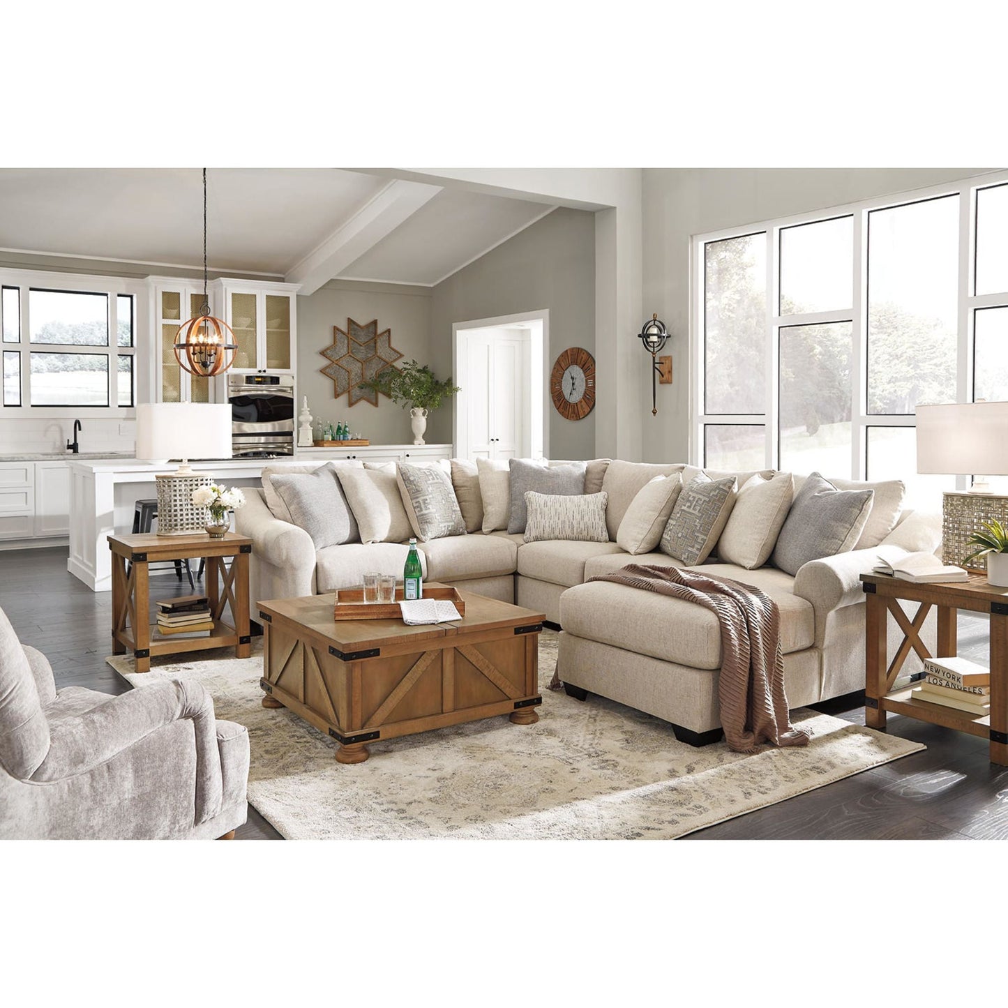 Canapé d'angle 4 pièces exclusif Carnaby