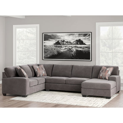 Canapé d'angle 3 pièces Newellen avec méridienne