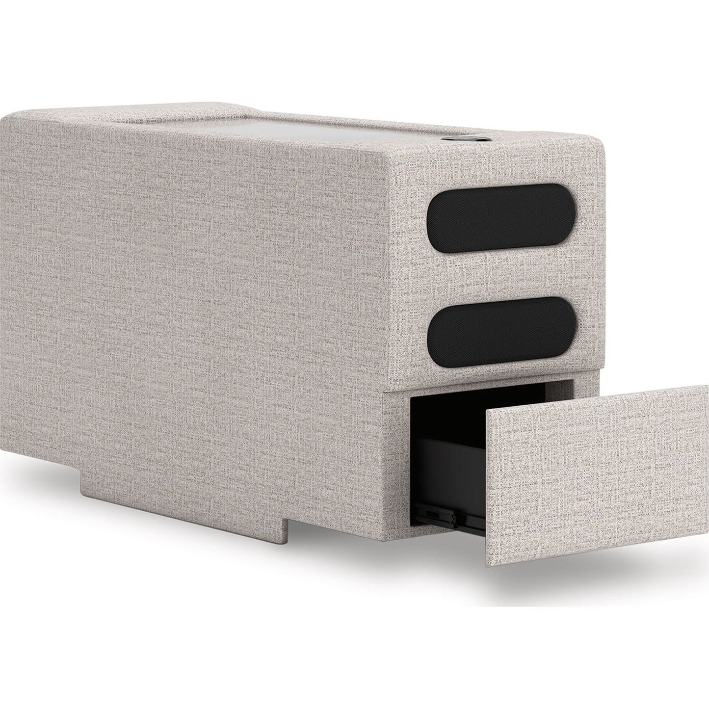 Canapé d'angle modulaire 5 pièces exclusif à Omaha avec double système audio