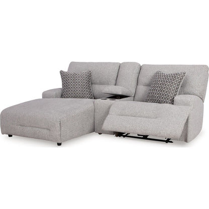 Canapé d'angle inclinable électrique 3 pièces Acklen Place avec méridienne