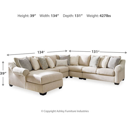 Canapé d'angle 5 pièces exclusif Carnaby