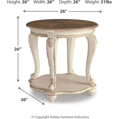 Table d'appoint ronde Realyn