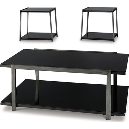 Ensemble de tables d'appoint Rollynx (ensemble de 3)
