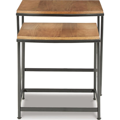 Tables d'appoint gigognes Drezmoore (lot de 2)