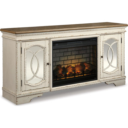 Meuble TV Realyn avec cheminée