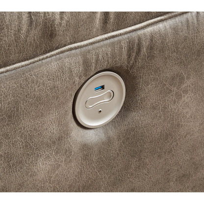 Canapé d'angle inclinable électrique Ravenel 4 pièces