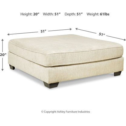 Pouf d'appoint surdimensionné Rawcliffe