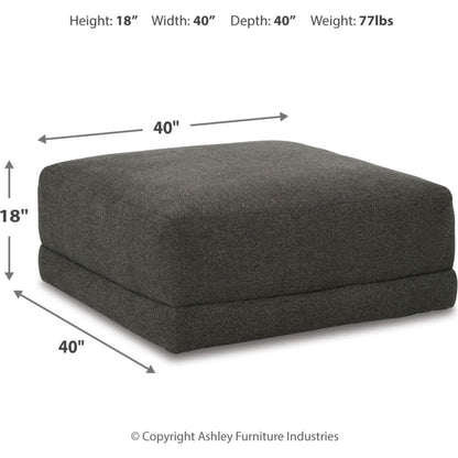 Pouf d'appoint surdimensionné exclusif Evey