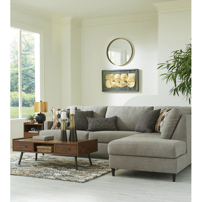 Canapé d'angle 2 pièces exclusif Santasia avec méridienne