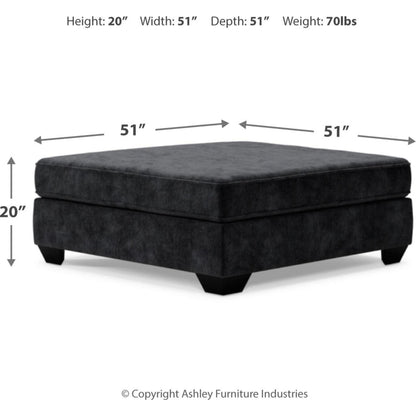 Pouf d'appoint surdimensionné Lavernett