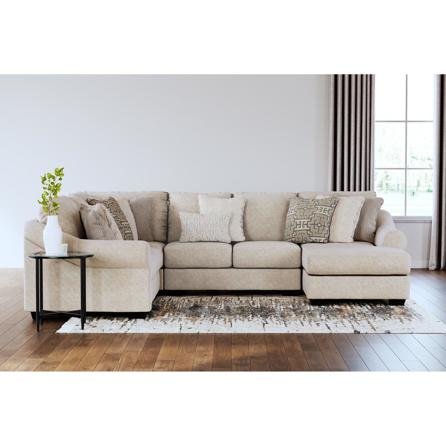 Canapé d'angle 4 pièces exclusif Carnaby