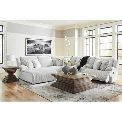 Canapé d'angle inclinable haut de gamme 6 pièces