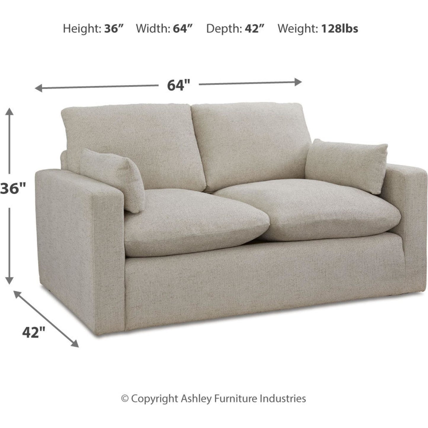 Canapé deux places raffiné et exclusif