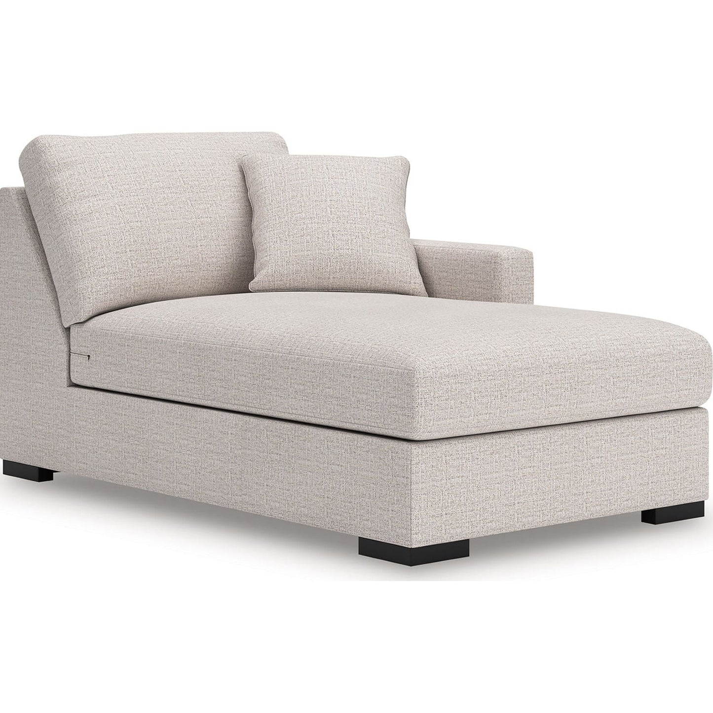 Canapé d'angle modulaire 8 pièces exclusif à Omaha avec méridienne et rangement