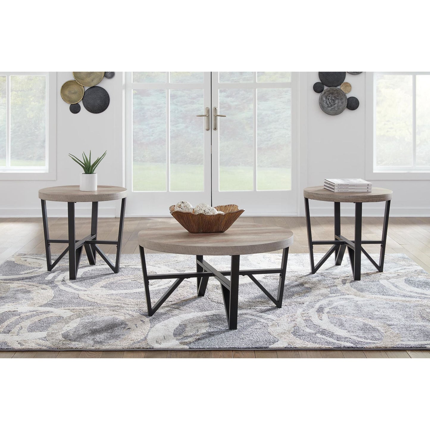 Tables Deanlee, lot de 3